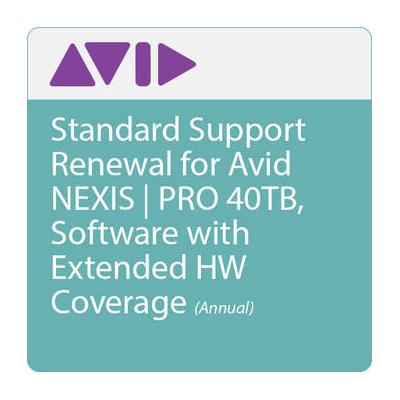 Avid Standard Support Renewal for Avid NEXIS | PRO 40TB Software with Extended H 0541-39347-07