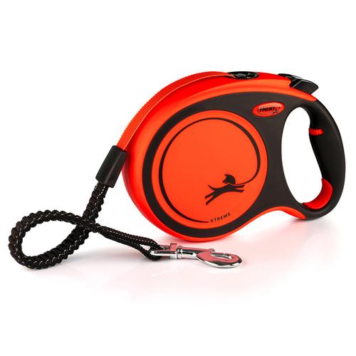 flexi Xtreme Gurt-Leine orange, 8m Gr.L: bis 55kg Hund