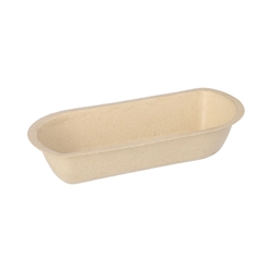 50 Snacktrays Zuckerrohr 3,1 cm x 7,6 cm x 15,4 cm natur Image