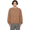 Brown Crewneck Sweater - Brown - Dries Van Noten Knitwear