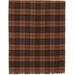 Brown Checked Scarf - Brown - Zegna Scarves