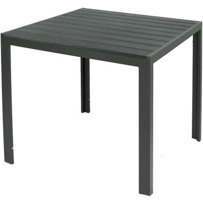 Inda-exclusiv - Alu Non-Wood Gartentisch anthrazit/grau 90x90x74cm-D691915 Image