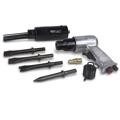 Enva Druckluft-Meißel-Satz 6-tlg. + Druckluft-Nadelentroster [Hersteller-Nr. 40791078]