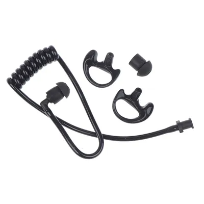Spring Air Tube Walkie Talkie Earphone Replacement For Radio Earpiece Headset