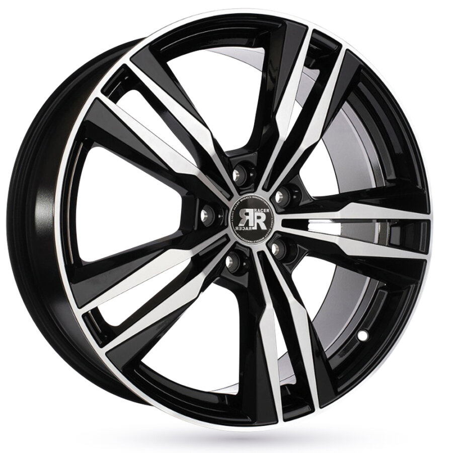 Jante Alu Racer Volt 16 Pouces - 6.5x16 4x98 Et40 Noir Brillant