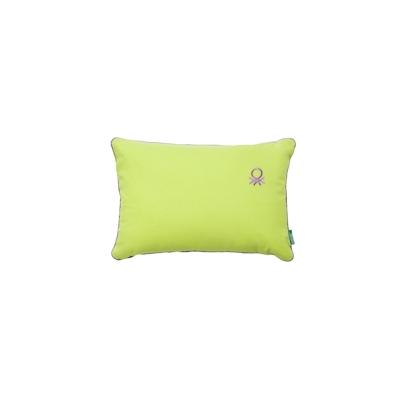 Benetton - Kissen 40 x 60 cm, 70 % Baumwolle + 30 % Polyester, grüner Regenbogen