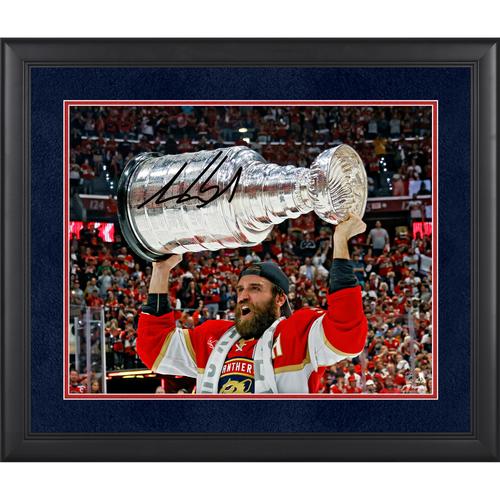 Aaron Ekblad, Florida Panthers, signiertes Stanley Cup-Siegerfoto 2024, gerahmt, 40,6 x 50,8 cm, Raising Cup