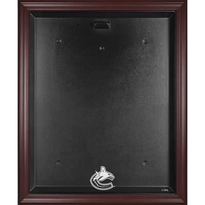 Vancouver Canucks Trikot-Vitrine mit Mahagoni-Rahmen Image
