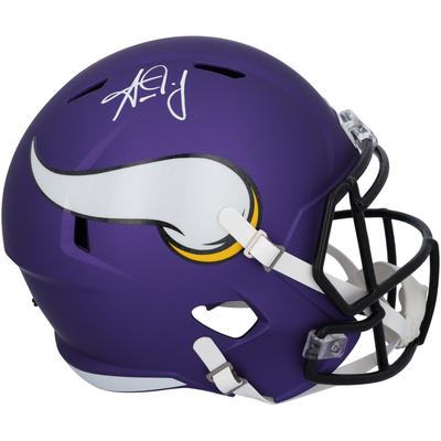 Signierter Speed-Replika-Helm von Aaron Jones, Minnesota Vikings Image