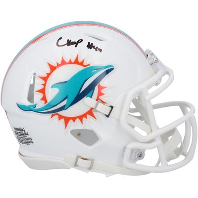 Chop Robinson Miami Dolphins signierter Riddell Speed Mini-Helm Image