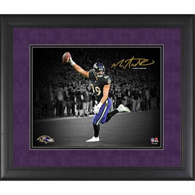 Mark Andrews Baltimore Ravens Faksimile Signatur gerahmt 11" x 14" Spotlight Foto Image