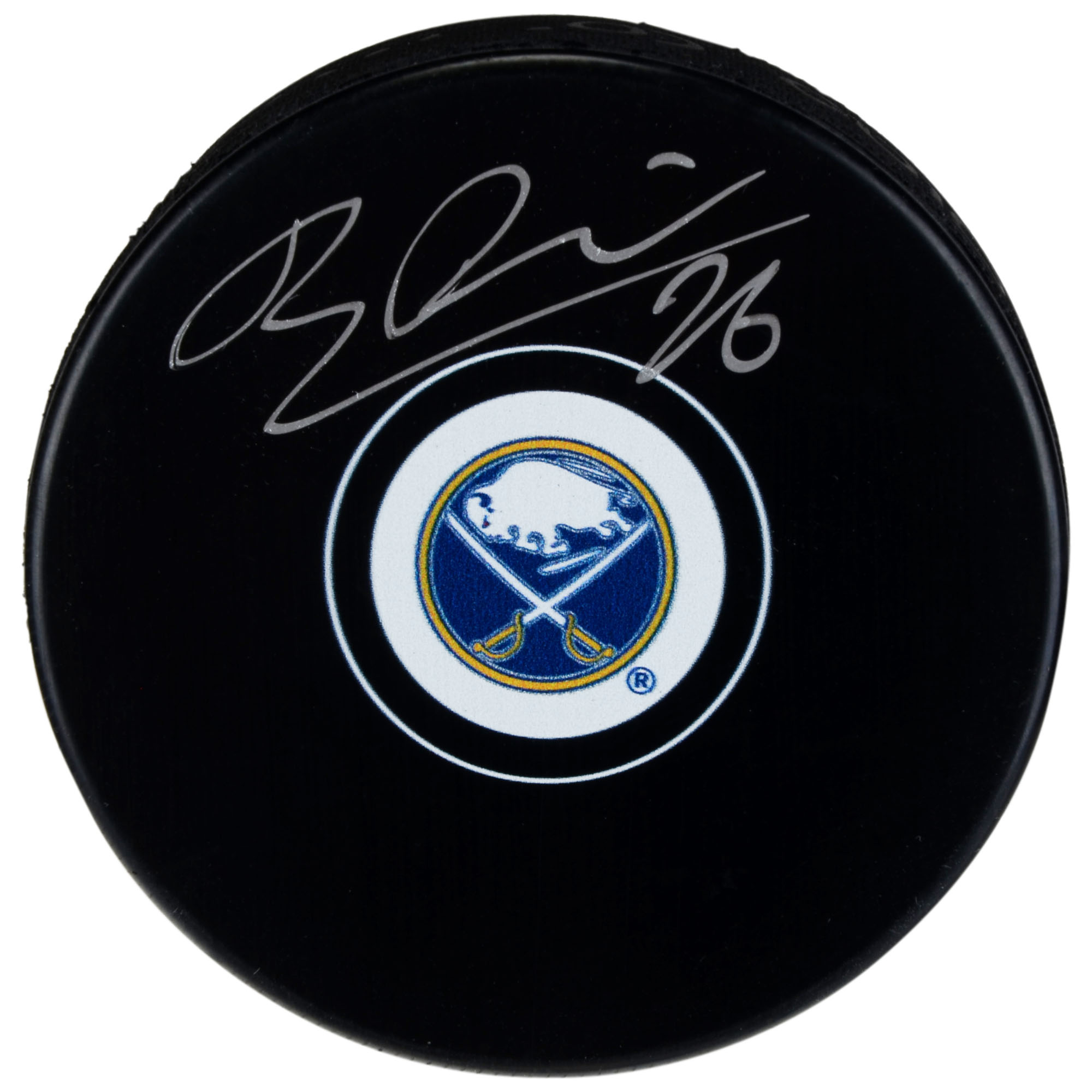 Autogramm-Hockeypuck von Rasmus Dahlin, Buffalo Sabres Image