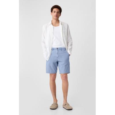 Gap Mens Light Blue 9" Chino Shorts - Light Blue