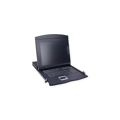 VALUE 19-KVM-Konsole, 43 cm (17") TFT (16:9), VGA, USB, Tastaturlayout D"