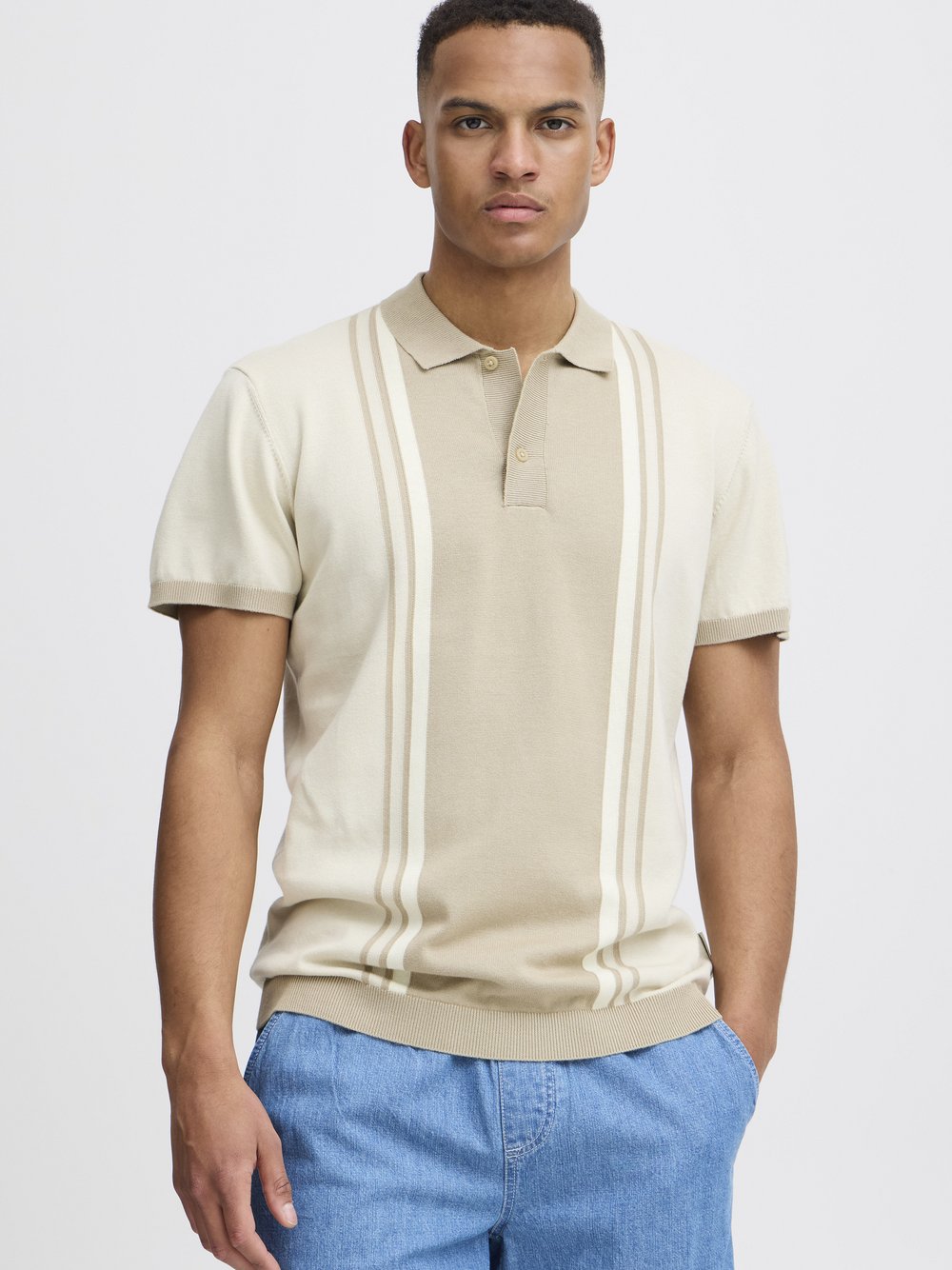 BLEND Poloshirt Herren beige, XXL Image