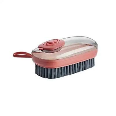Automatic Liquid Adding 3 in 1 Brush Soft Hair Laundry Cleaning Brush Shoe Brush Household Multi-Functional Washing Pot Dishwashing Brush