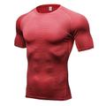 Per uomo T-shirt Compressione T-shirt da corsa Manica corta Maglietta Estate Traspirante Asciugatura rapida Traspirazione umidità Fitness Allenamento in palestra Corsa abbigliamento sportivo