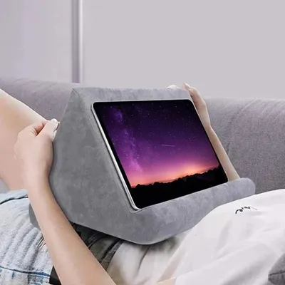 Xnyocn Tablet Stand Multifunction Sponge Pillow Stands for IPad Samsung Huawei Tab Reading Holder