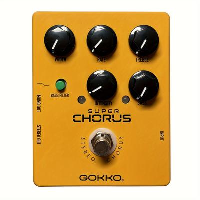 TEMU Gokko Chorus Pedal Multiple Chorus Effects Semi-analog Circuit From Surreal Deep Tone For Electric Guitar (gk-65)