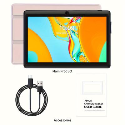 Pritom 7 Inch Tablet 2gb Ran 32gb Rom Android 11 Tablet Pc With Quad Core Processor, Hd Ips Display, Dual Camera, Wifi, Tablet With Case, 2024
