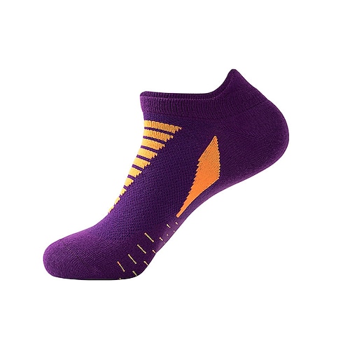 Herren 3 Stück Mehrfachpackungen Socken Laufsport Socken Freizeitsocken Schwarz Weiß Farbe Streifen Sport Natur Täglich Urlaub Grundlegend Mittel Frühling Herbst Modisch Brautkleider schlicht Image