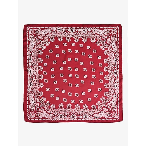 Herren Damen Schal Kunstseide Paisley-Muster Mode Image