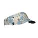 PAYOHTO Animals world map Sun Visor Ponytail Tennis Hat for Teen Women Breathable Polyester Sun Golf Cap for Men Outdoor Sports Visors Hats for Summer