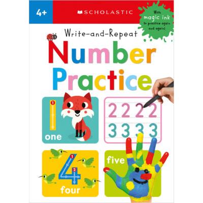 Scholastic Early Learners: Write-and-Repeat Number Practice