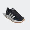 Sneaker ADIDAS SPORTSWEAR "RUN 70S 2.0", Gr. 39, schwarz-weiß (core schwarz, core weiß, core weiß), Leder, Textil, sportlich, Schuhe, inspiriert vom Design des SL72