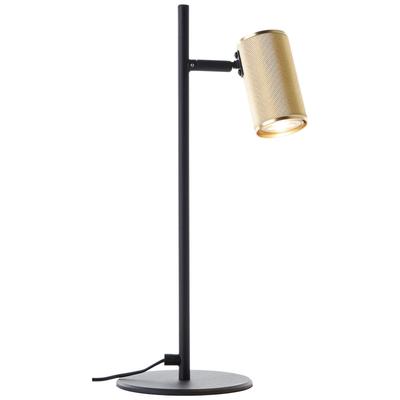 BRILLIANT Tischleuchte "Marty", schwarz (sand schwarz, matt goldfarben), H: 39cm, Lampen, LED-Tischlampe, 40 cm, GU10, 350 lm, 3000 K Image