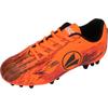 Fußballschuh JAKO "J-SFG Stepover", Gr. 32, orange (neon orange, jet schwarz), Synthetik, mehrfarbig, sportlich, Schuhe, für Rasen