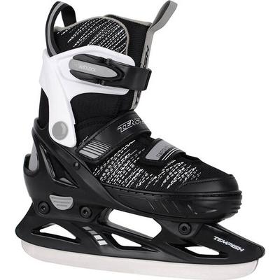 TEMPISH Kinder Eishockeyschuhe Kinderschlittschuh GOKID ICE - verstellbar - Jr., Größe 33-36 in schwarz-weiß