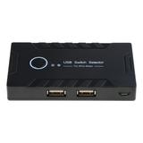 KVM Printer Sharing Switch USB Hub 2 in 4 Out KVM USb2.0 Docking Station Adapter