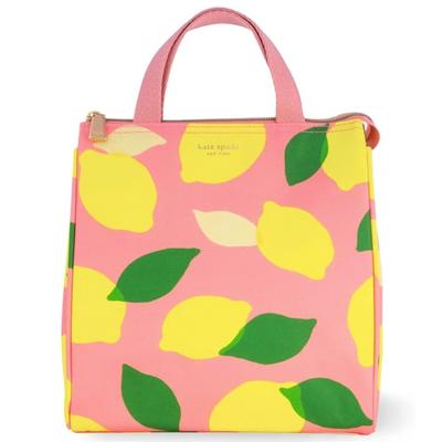 Kate Spade Bags | Kate Spade Insulated Lunch Tote, Lemons | Color: Green/Pink | Size: Os