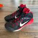 Nike Shoes | 2014 Nike Men's Hyperdunk Obsidian Red Size 8.5 Basketball Trainers Sneakers Gym | Color: Red/White | Size: 8.5