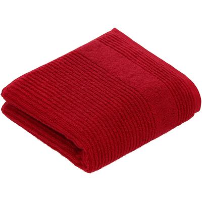 Handtuch VOSSEN "Tomorrow", rot (purpur), B:50cm L:100cm, Webfrottier, Obermaterial: 100% Baumwolle, Handtücher (Packung) Image