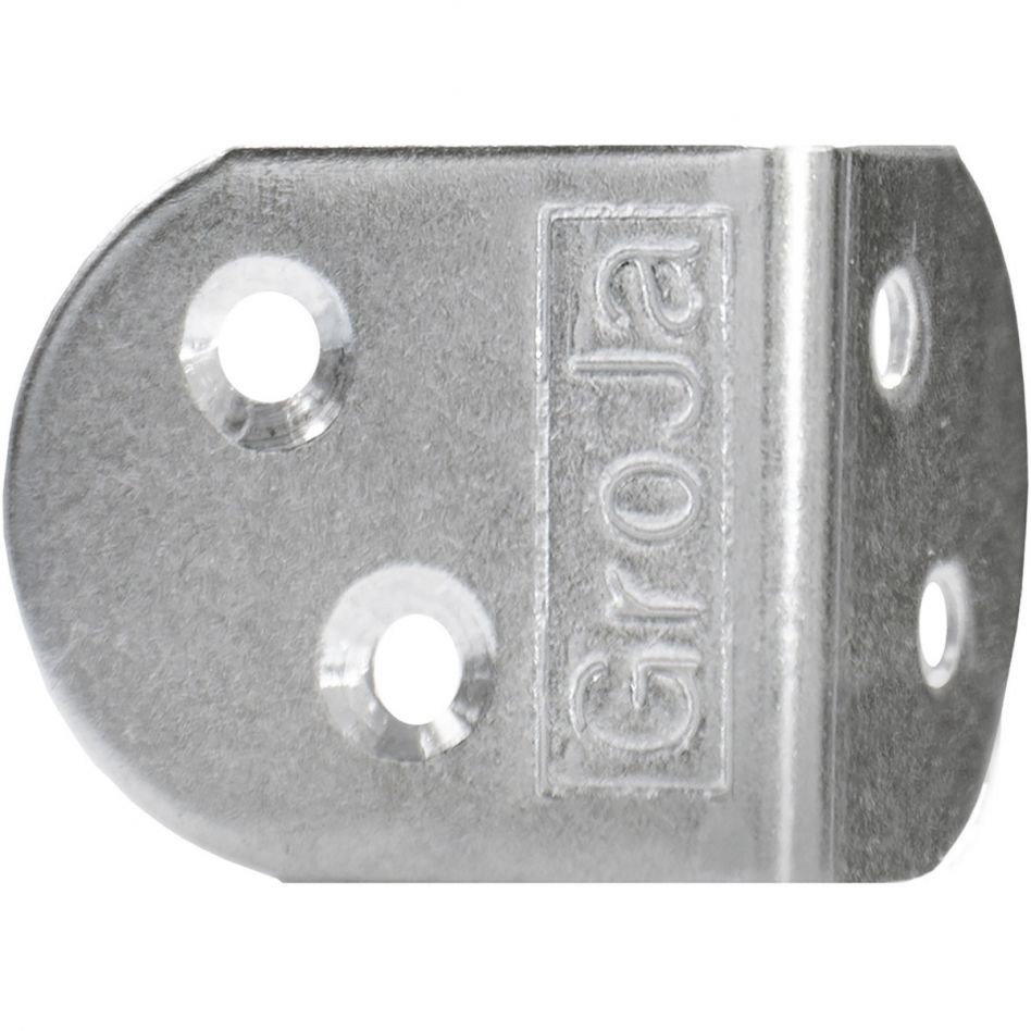 GroJa Befestigungswinkel Edelstahl für Sichtschutzzaun mit Alu-Rahmen Image