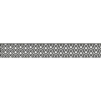 GroJa Steckzaun Designeinsatz Abstract Aluminium Anthrazit DB 703 Image