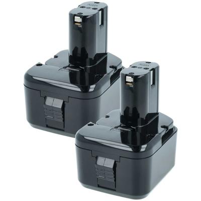 2x Akku Ersatz für Hitachi 324361, 324362, EB1212S, EB1214L, EB1214S, EB1220BL für Elektrowerkzeug Image