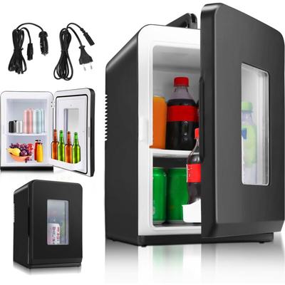 Swanew - 15L Mini Kühlschrank 2in1 Kühlbox Kühl und Heizfunktion Tragbarer ac dc 230V/12V Steckdose