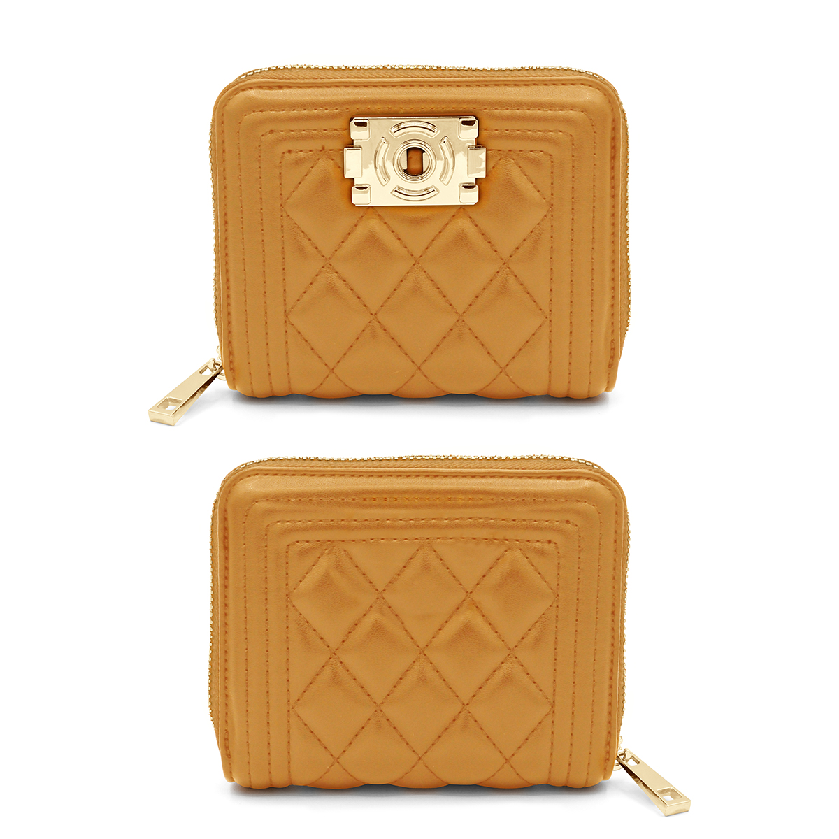 Gestepptes Reißverschluss-Portemonnaie Image