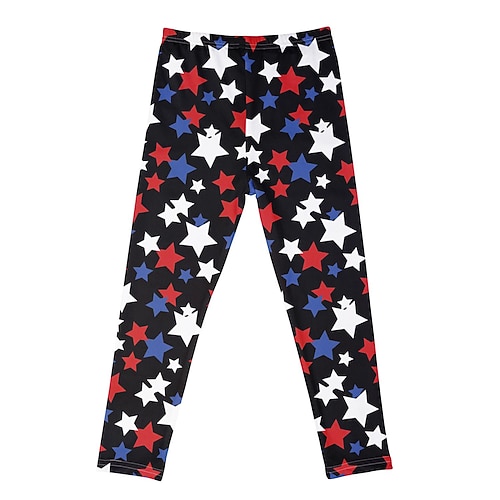 Kinder Mädchen Leggings Tiermotiv Aktiv Outdoor Baumwolle 3-7 Jahre Sommer Roter Affe Lila Krone Weiße Krone Image