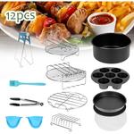 Hengda - Accessoires pour friteuse à air chaud Set d'accessoires pour friteuse 12 pièces pour