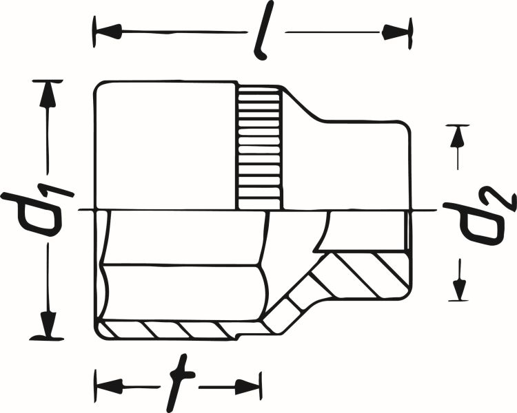 HAZET Kraft-Stecknuss 1100s41 Image