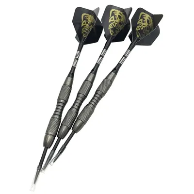 3 Stück 20 g hochwertige Metall-Dartpfeile aus Wolframstahlimitat, 16 cm (6,3 Zoll), starre Nadel, Image