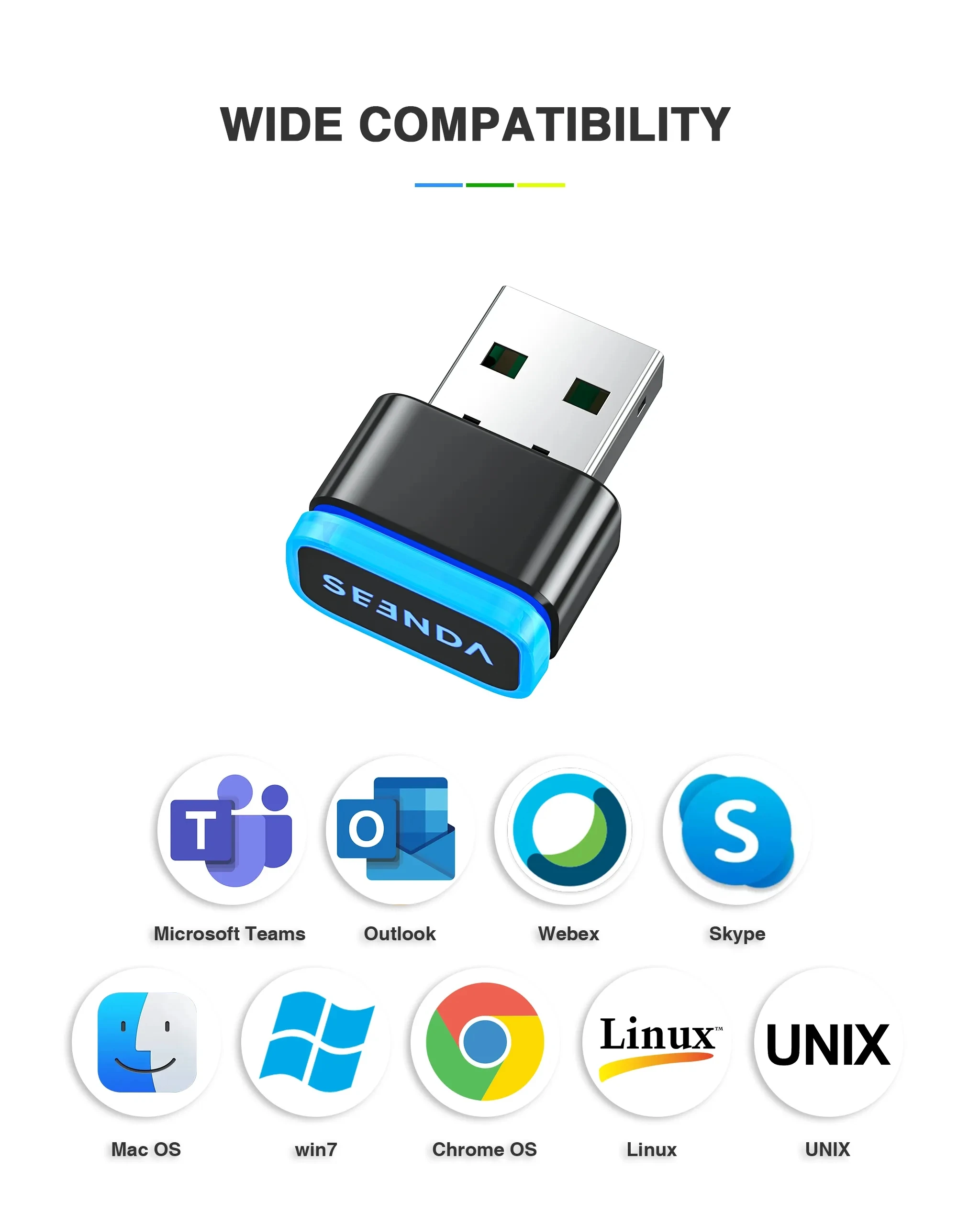 Seenda DK16 Mouse Jiggler Nicht erkennbarer Mouse Mover Shaker Simulieren Mäuse ohne Treiber hält Computer PC Laptop wach Image