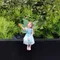 1pc Mini fée qui attire des papillons Figurines de jardin, Statue d'ange en résine Figurines de jardin Statue de fée, décoration de jardin, M