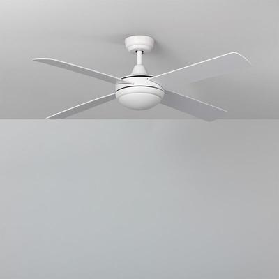 Efectoled - Deckenventilator Leise Navy Weiß 132cm DC-Motor Wählen Klingen: True, Ohne Licht, Image