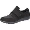 Klettschuh WALDLÄUFER "K-IRA-Soft", Damen, Gr. 8 (42), schwarz, Nubukleder, Textil, Lackleder, klassisch, Schuhe, Halbschuh, Bequemschuh in Komfortweite H (= sehr weit)