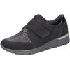 Klettschuh WALDLÄUFER "K-RAMONA-Soft", Damen, Gr. 5 (38), schwarz, Nubukleder, Lackleder, Textil, klassisch, Schuhe, Komfortschuh, Bequemschuh, Halbschuh in Komfortweite K (= extraweit)